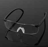 Jumada's Vergrootglas bril - loepbril - 5x vergrotend - extreem helder glas voor perfect zicht - Bril met vergrotende functie - vergrootbril