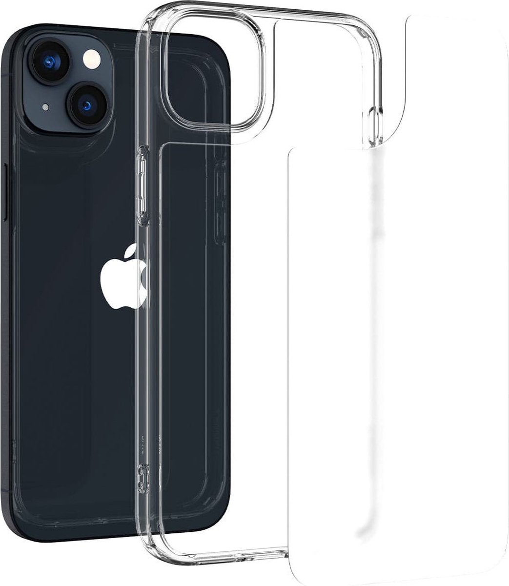 Geschikt voor Spigen Apple iPhone 14 Plus Quartz Hybrid Hoesje Matte Transparant
