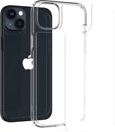 Geschikt voor Spigen Apple iPhone 14 Plus Quartz Hybrid Hoesje Matte Transparant