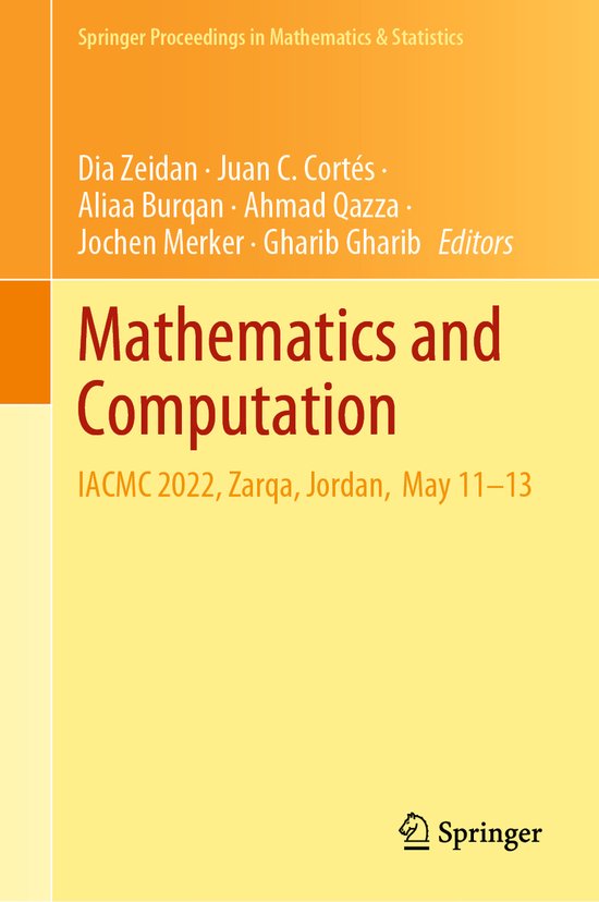 Springer Proceedings in Mathematics & Statistics418- Mathema ... - cover