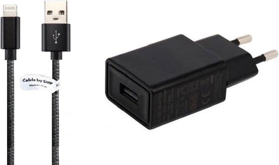 Chargeur 2A + câble USB Lightning 0. Adaptateur de chargeur testé TUV pour  Apple