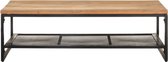 vidaXL - Salontafel - 110x60x35 - cm - massief - acaciahout
