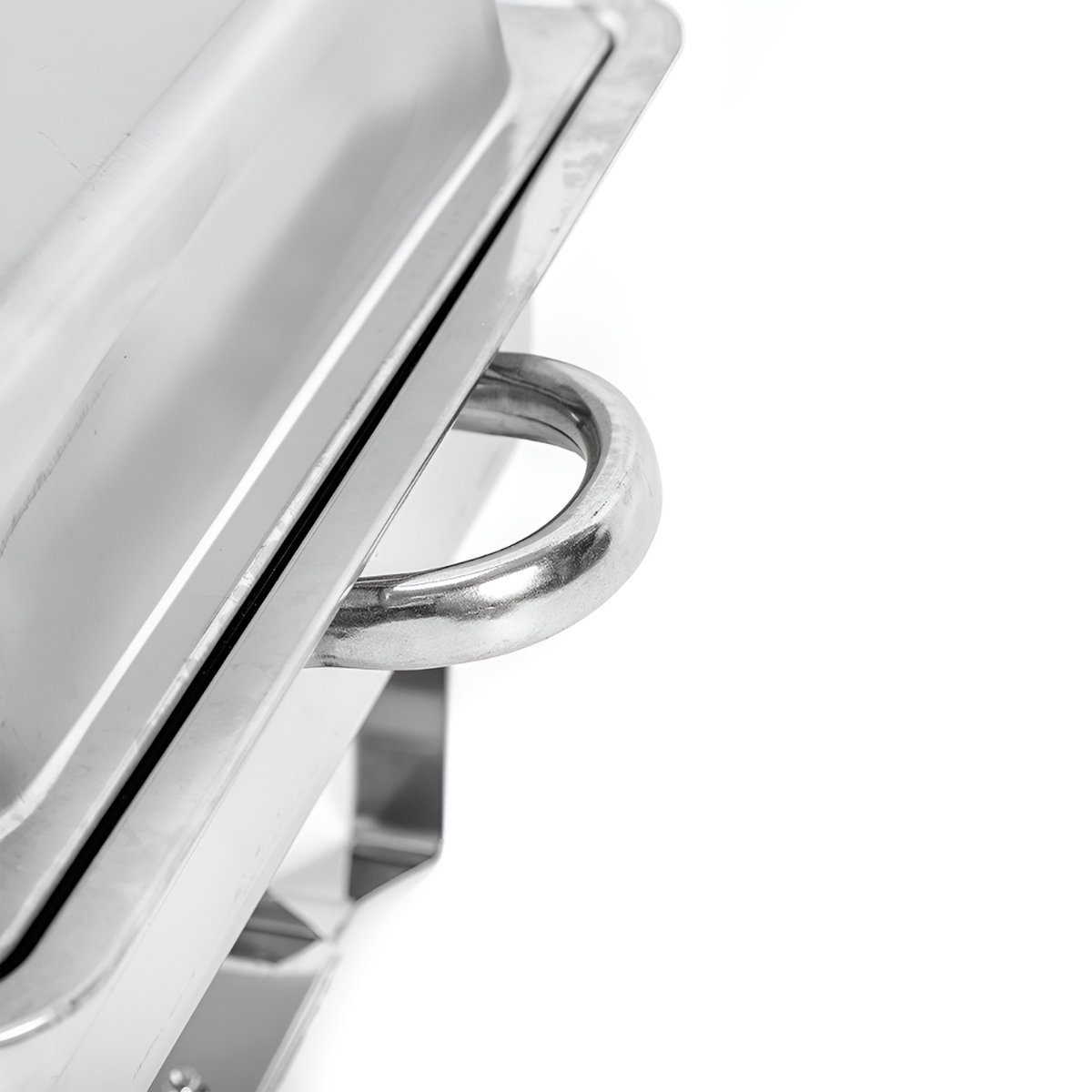 Chafing Dish Voedselwarmer, 9 liter, roestvrij staal, warmhoudcontainer met deksel en voedselpan, warmhoudapparaat voor catering, buffet party Chafing Dish Voedselwarmer, 9 liter, roestvrij staal, warmhoudcontainer met deksel en voedselpan, warmhoudapparaat voor catering, buffet party