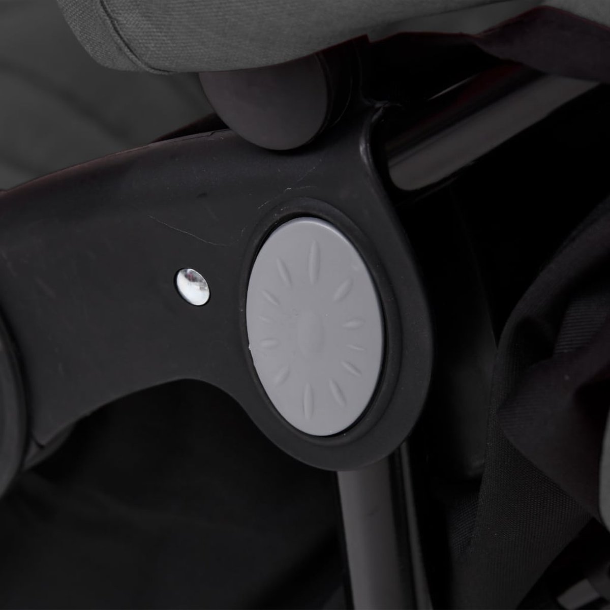 vidaXL vidaXL Tweelingkinderwagen staal - afbeelding 5