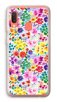 Case Company® - Hoesje geschikt voor Samsung Galaxy A20e hoesje - Little Flowers - Soft Cover Telefoonhoesje - Bescherming aan alle Kanten en Schermrand