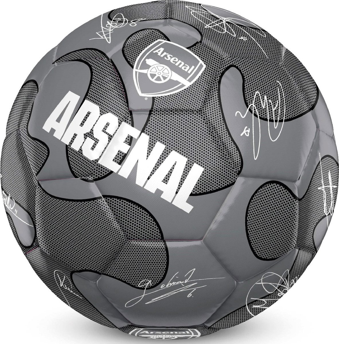 Arsenal FC voetbal - 32 Panel Camo - met handtekeningen - maat 5