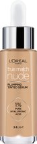 L'Oréal Paris True Match Nude Volumegevend Getint Serum Foundation met hyaluronzuur - 2-3 Light - 30ml - Vegan