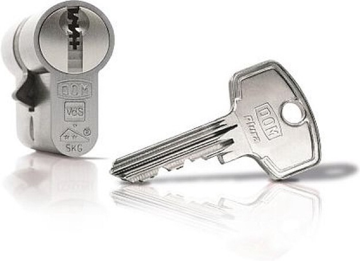 DOM dubbele cilinders - 333 Plura SKG2 - set à 4 st - 1x 30-30 mm & 3x 30-45 mm