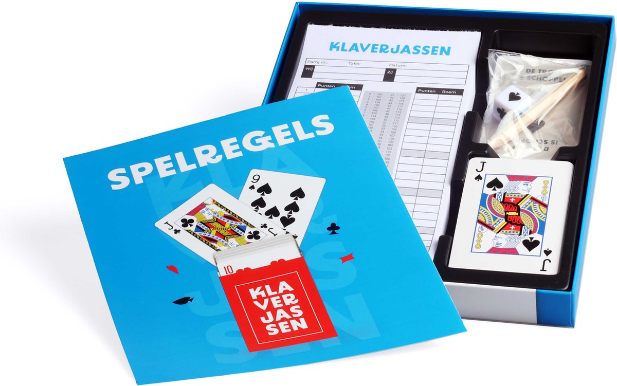 Klaverjassen Compleet Klaverjas Spel Cadeauverpakking 100 vel