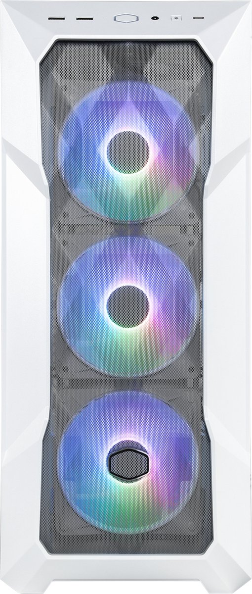 Cooler Master MasterBox TD500 Mesh V2 - Midtowermodel - Mini ITX, Micro ATX, ATX, SSI CEB, E-ATX - wit