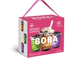 Bubble Tea Starters Kit - Maak nu uw eigen Bubble Tea - 6 bereidingen verschillende smaken! De Thee Sensatie van 2025 en het perfecte cadeau! Bekijk de Video Image