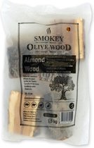 Rookchunks nr.5 1,5 kg amandel Smokey Olive Wood