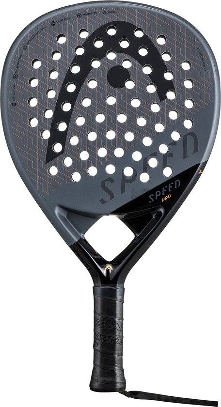 Head Speed Pro (Druppel) - 2023 Padel racket - Zwart/Grijs Head Speed Pro (Druppel) - 2023 Padel racket - Zwart/Grijs