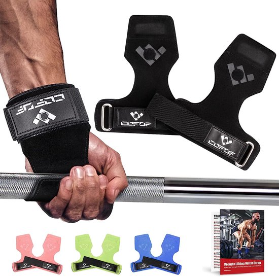 Leer, lifting straps voor bodybuilding, gewichtheffen, krachttraining en fitness,... bol