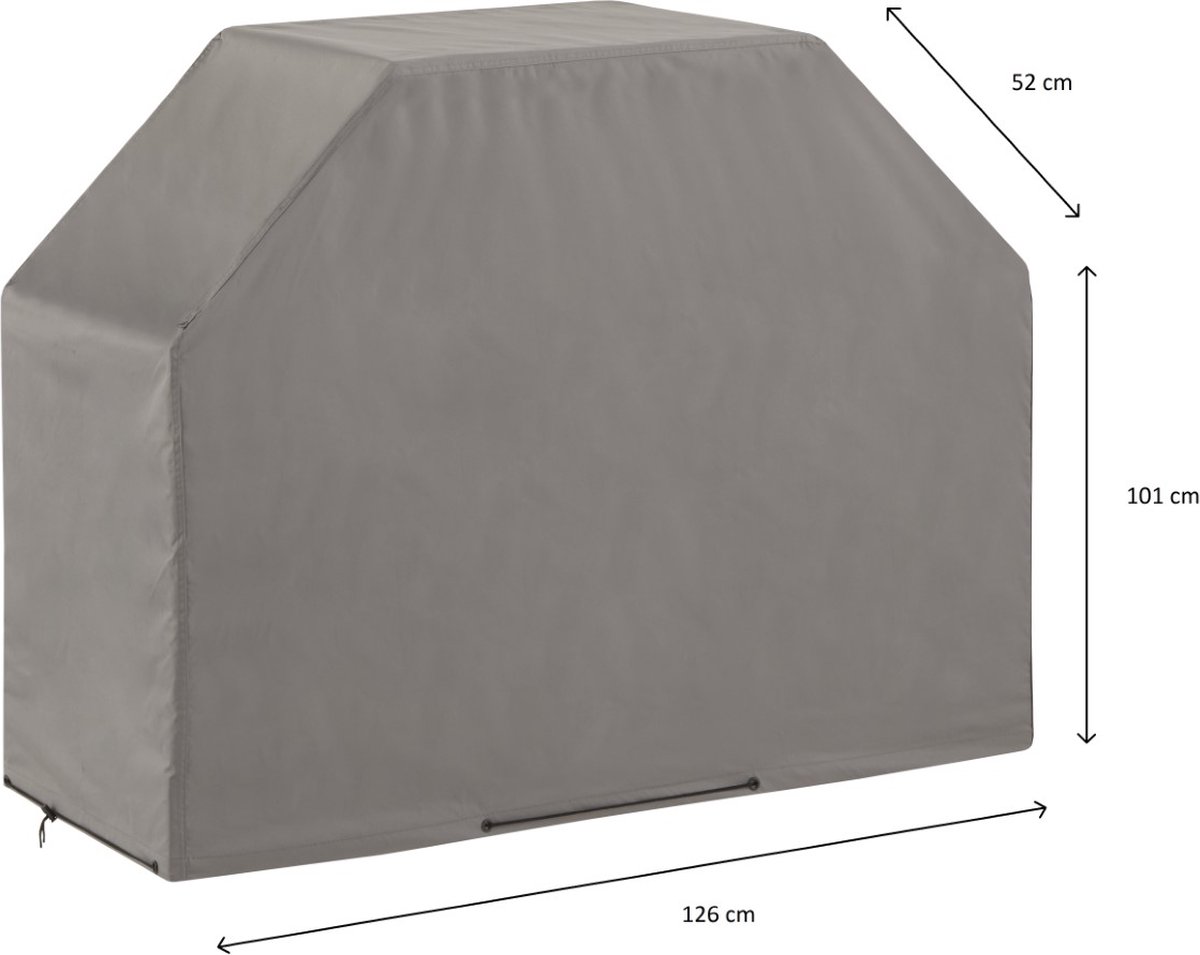 Madison - Hoes voor Barbecue - 126 x 52 x 101 - Grijs