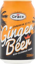 Grace -Frisdrank - Jamaican Style Ginger Beer - 24 x 0,33 Liter blik
