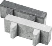 Decoratief Beeld - Bricks Waterpasserend % Open - Aluminium - Gardenlux - Zwart - 30 X 10 Cm