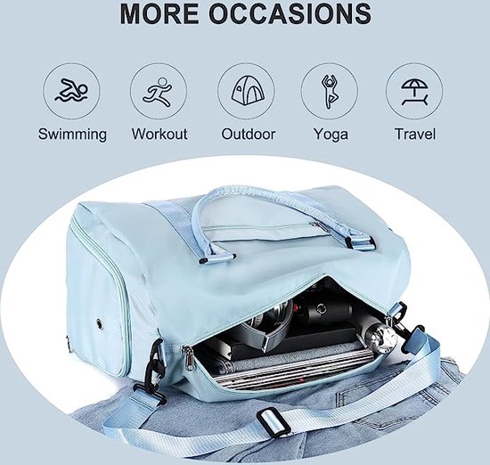 Sac A Chaussures Voyage Hixingo Sac De Sport - Femmes Et Hommes Sac De Voyage Pliable Enfant