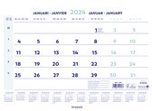 Calendrier Brepols 2024 • Calendrier mensuel • fil-o • 43 x 31,5 cm