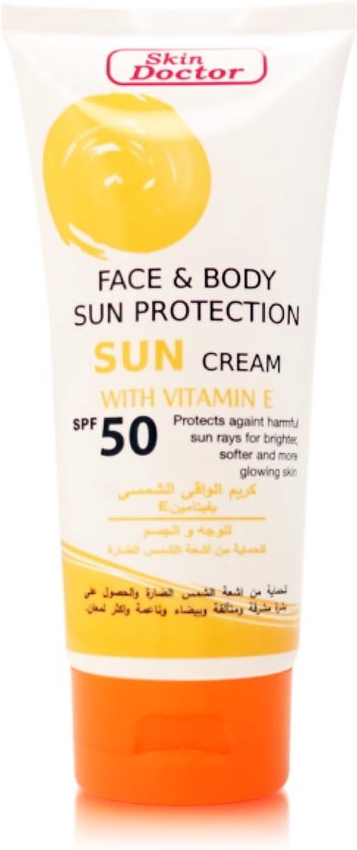 Skin Doctor Face & Body Sunblock Cream SPF50 with Vitamin E (150ml)