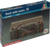 1:35 Italeri 5615 Dock with stairs for Diorama Plastic Modelbouwpakket