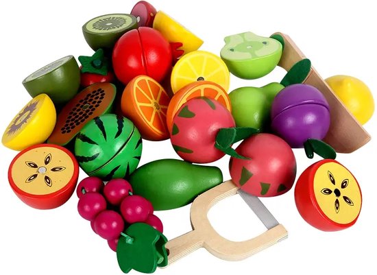 Fruits Légumes Jouets en Bois de Coupe pour Enfants Accessoire Cuisine Enfant  Jouet en Bois Cuisine