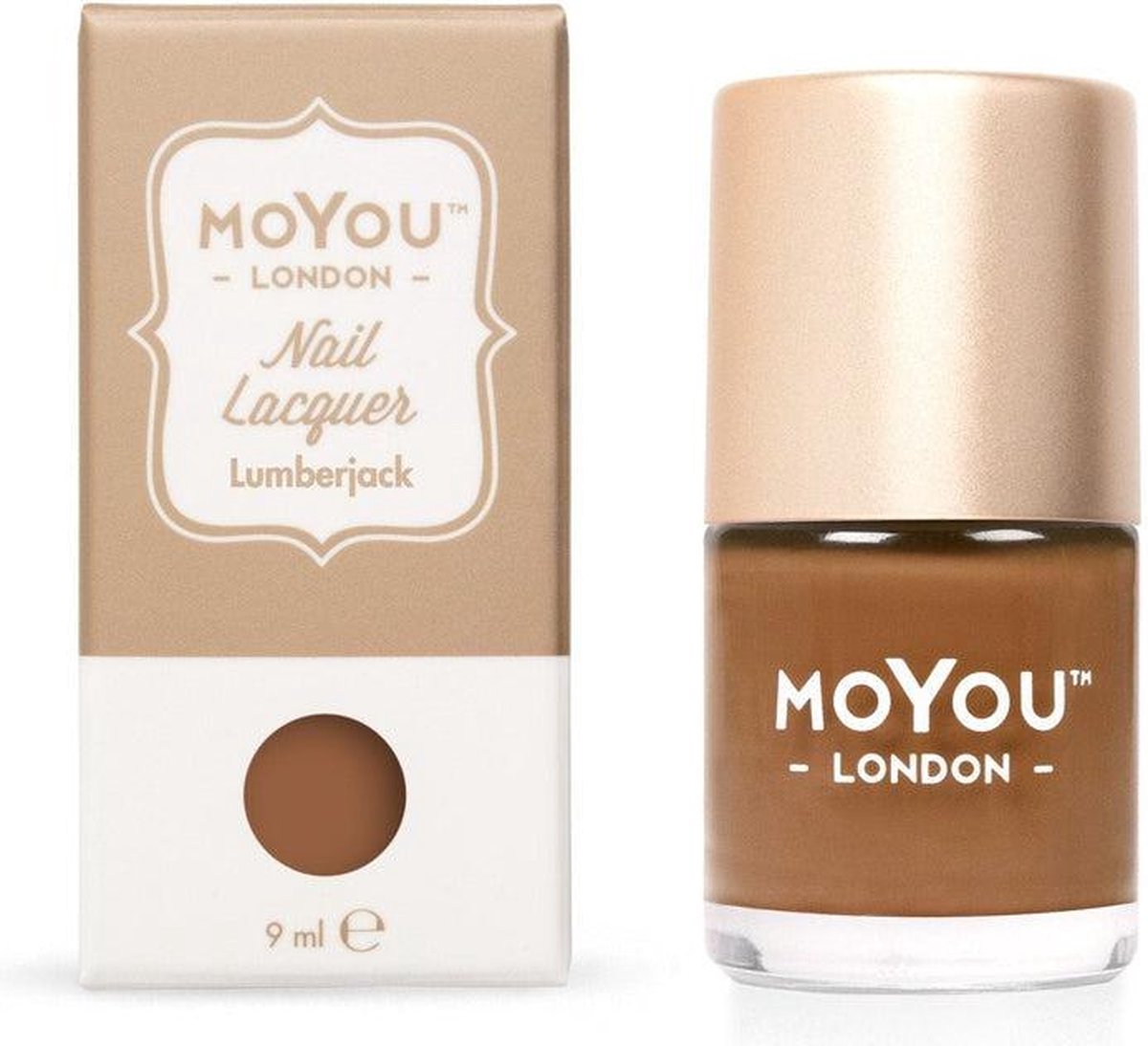 MoYou London - Premium Nagellak om te stempelen en basis lak Lumberjack 9ml