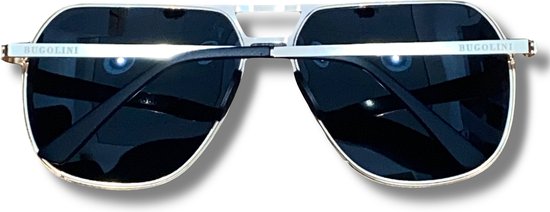 BUGOLINI® Masculinitas - Designer Zonnebril Voor Heren - Gepolariseerd - UV400 - Silvery Grey van BUGOLINI — afbeelding 5
