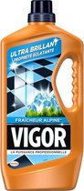 VIGOR Vloerreiniger speciale glans alpine frisheid 2X1,3l