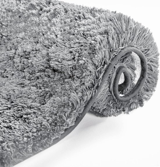 Deconovo Badkamer Mat Antislip Badmat Geweldig Absorberende Badmatten Dikke Zachte Microvezel Baddeken voor Douche Slaapkamer Woonkamer, 50 x 80 cm, Beige, 1 Stuk