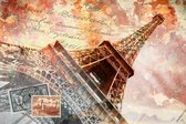 Fotobehang Parijs Eiffeltoren - Vliesbehang - 368 x 254 cm