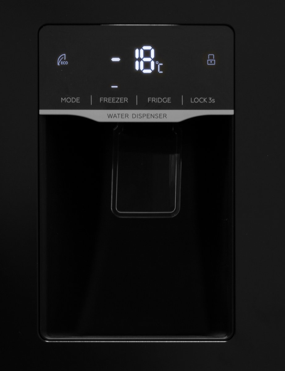 Exquisit SBS239-WS-EB - 5 Jaar garantie - Amerikaanse Koelkast - Waterdispenser - Display - 442 Liter - Zwart — afbeelding 6