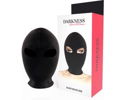 DARKNESS BONDAGE | Darkness Submission Mask Black | Extreme BDSM | Fetish Mask | BDSM Mask | Bondage Accessories | Black Mask