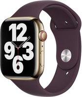 Apple Sport Band pour Apple Watch Series 1 / 2 / 3 / 4 / 5 / 6 / 7 / 8 / SE - 38 / 40 / 41 mm - Cherry foncée