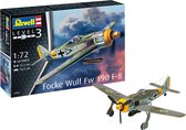 1:72 Revell 03898 Focke Wulf Fw190 F-8 Plastic Modelbouwpakket