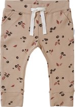 Noppies Unisex pants Taos allover print slim fit Unisex Broek - Light Taupe - Maat 56