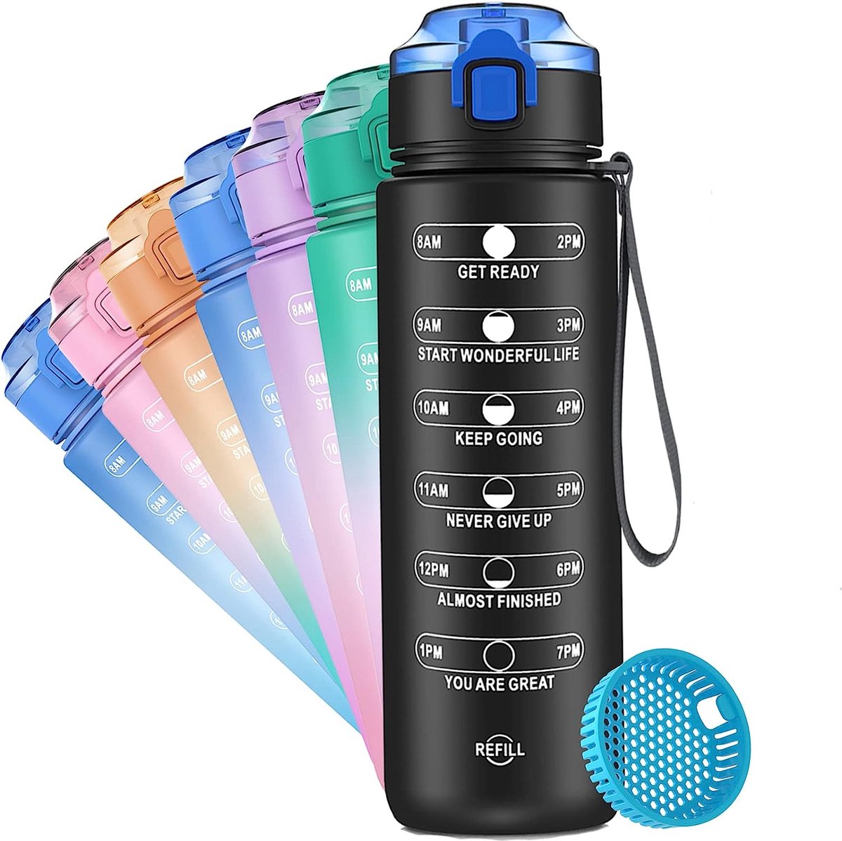 Air up: De Water Revolutie - Hervulbare Fles met Air Up Geur Pods voor