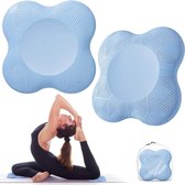 Bigmeda 2 STKS Yoga Knie Pad, Antislip Yogamatten voor Vrouwen Knielen Ondersteuning voor Yoga Comfortabele & Lichtgewicht Yoga Knie Pads Kussen voor Knieën, Handen, Polsen en Ellebogen