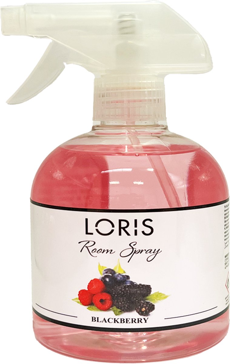 Loris Parfum - Blackberry - Roomspray - Interieurspray - Huisparfum - 500 ml