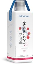 Nutriversum | L-Carnitinine in vloeibare vorm | Raspberry | 20 porties | Zero suiker | Hoge dosis L-Carnitine aminozuur | Vetvrij | Voor dagelijks gebruik | Nutriworld