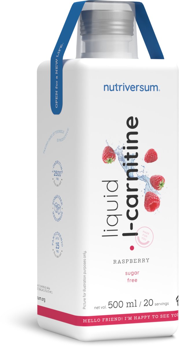 Goedkoopste Nutriversum | L-Carnitine in vloeibare vorm | Raspberry | 20 porties | Zero suiker | Hoge dosis L-Carnitine aminozuur | Vetvrij | Voor dagelijks gebruik | Nutriworld
