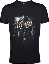 T-Shirt 1-142 zwart - Game over - M, Zwart