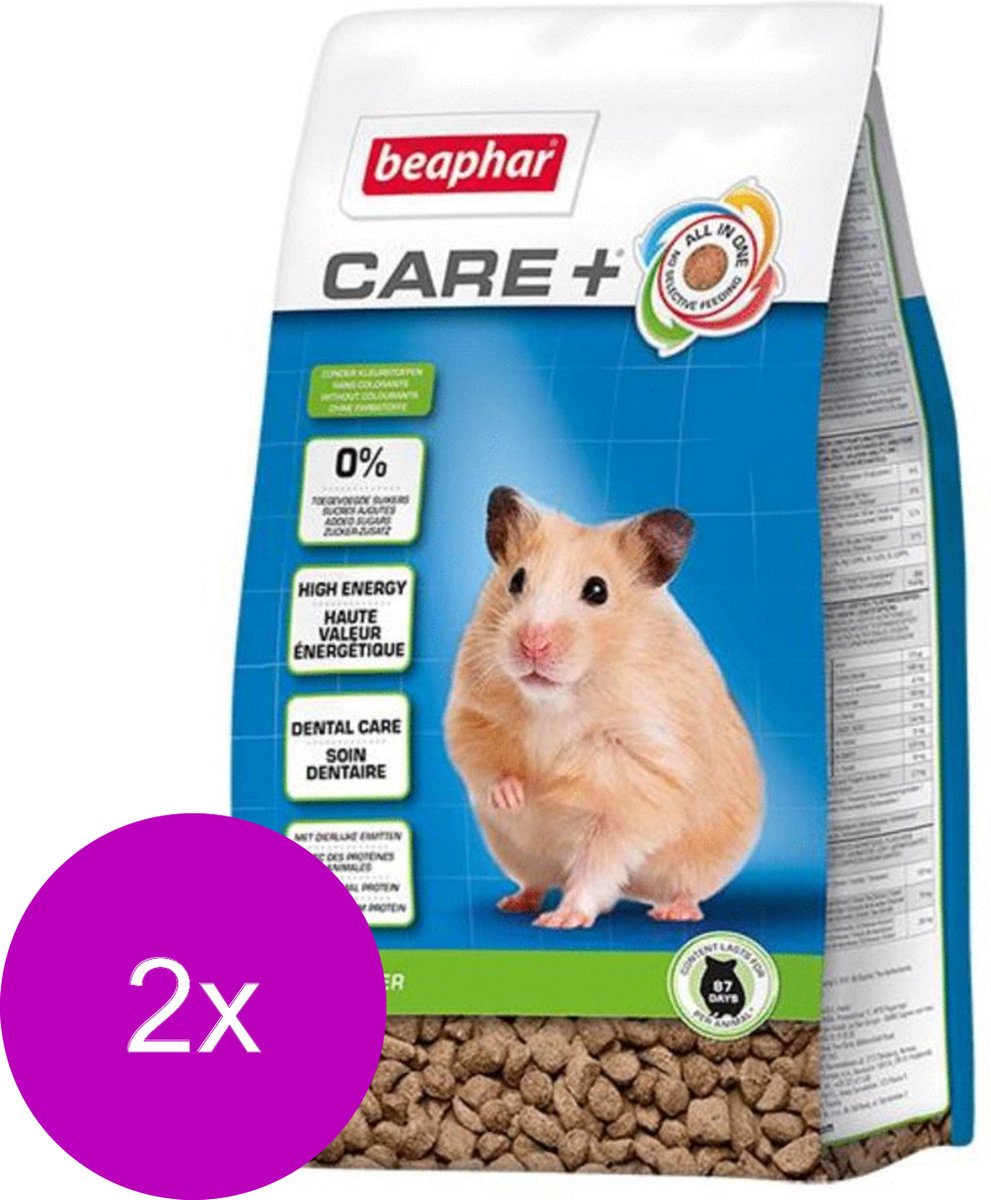 Beaphar Care+ Hamster - 2 St à 700 gr - Hamstervoer
