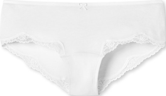 SCHIESSER Pure Cotton slip (1-pack) - dames bikinihipster wit - Maat: 36