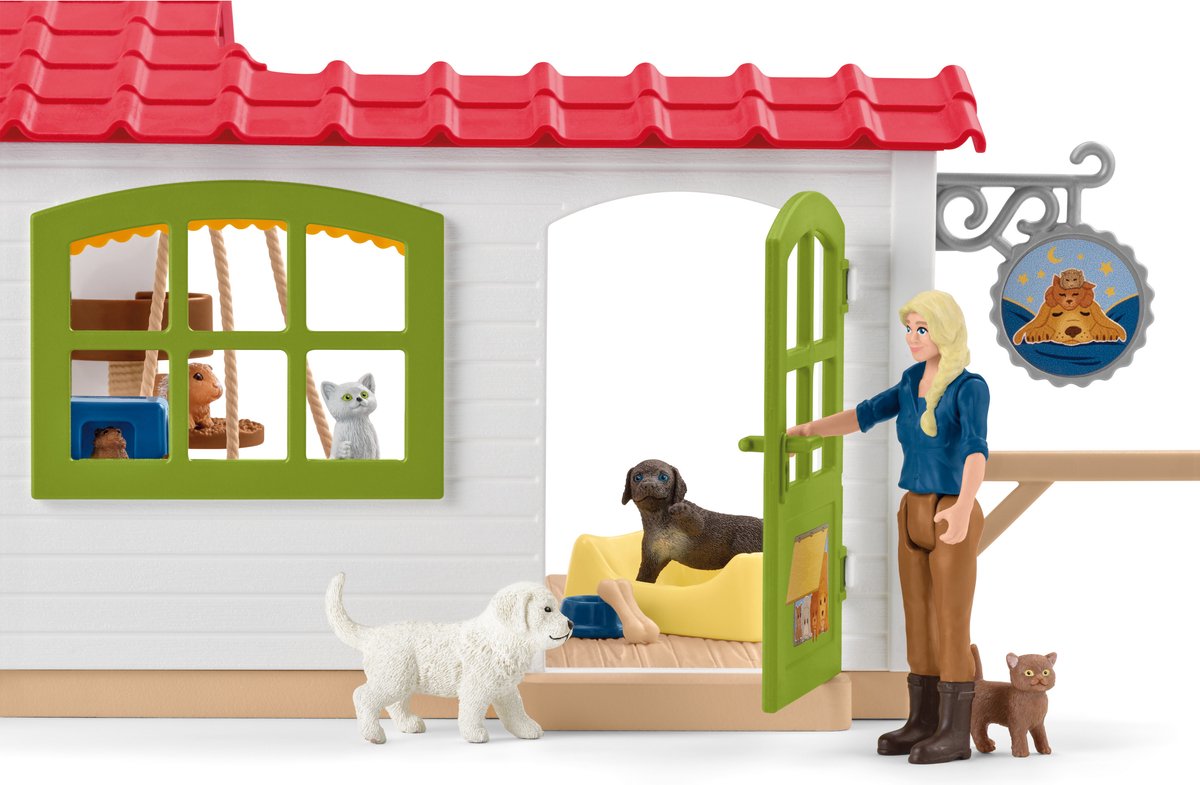 schleich FARM WORLD - Dierenhotel - Boerderij Speelgoed, Hotel - 42607 — afbeelding 5