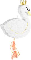 PartyDeco Pinata van papier - Zwaan vogels thema - 43 x 49 cm - Feestartikelen Verjaardag