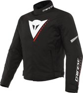 Dainese Veloce D-Dry Jacket Black White Lava Red - Maat 48 - Jas
