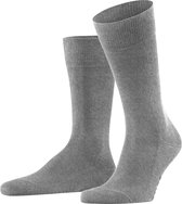 FALKE Family duurzaam katoen sokken heren grijs - Matt 39-42