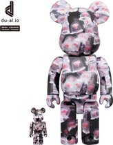 400% & 100% Bearbrick set - Pink Immortal Jellyfish (Benikurage)