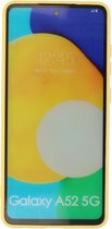 Geschikt voor Samsung galaxy A52 Case - Geel – Case – Hoes – Bescherming Telefoon – Smartphone Case – Cadeau voor man /vrouw/ vaderdag